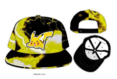 Pokemon Pikachu Lightning Action Snapback Hat